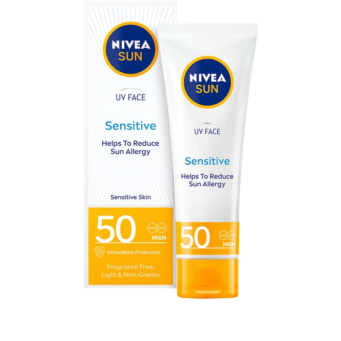 Solkräm Ansikte UV Face Sensitive SPF50 50ml NIVEA SUN