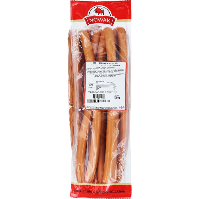 Korv Frankfurter ca 1,3kg Nowak