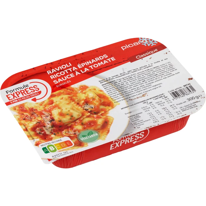 Ravioli ricota epinad 300g Picard