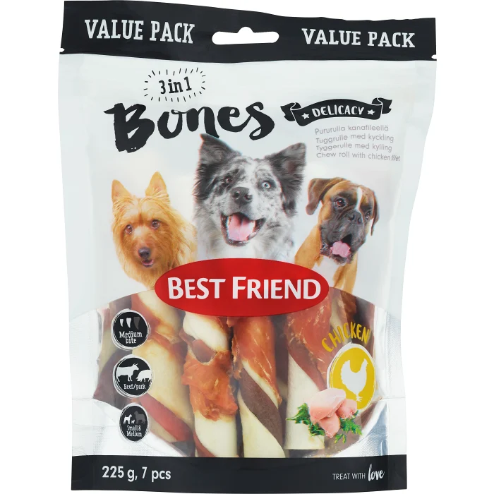 Tuggrulle Bones delicacy 12cm 225g Best Friend