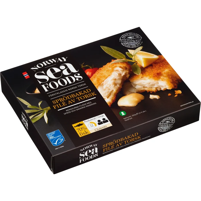 Torskfilé Sprödbakad 350g Norway Seafoods