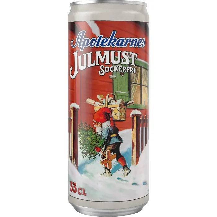 Julmust Sockerfri 33cl Apotekarnes