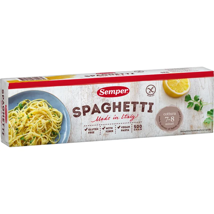 Spaghetti glutenfri 500g Semper