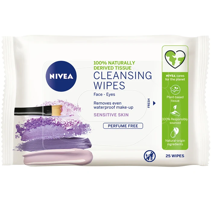 Ansiktsservetter Sensitive Cleansing Wipes 25-p NIVEA