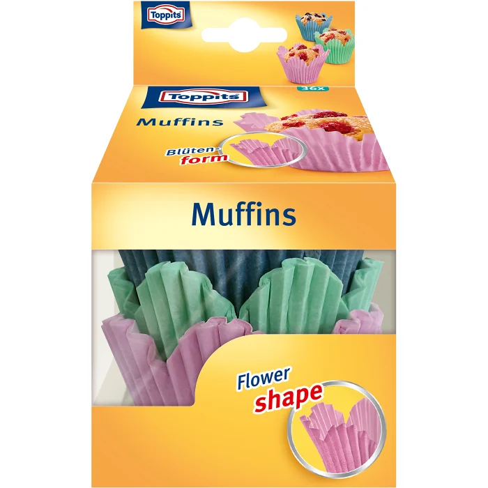Muffinsform Blomformad 36-p Toppits
