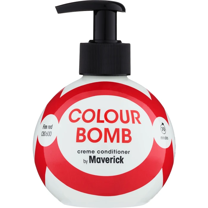 Balsam för färgat hår Fire Red 250ml Colour Bomb