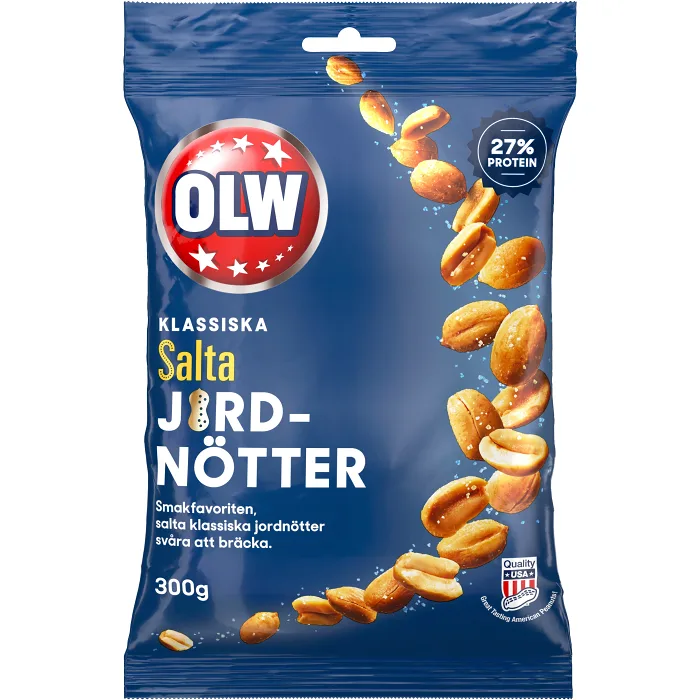 Salta Jordnötter 300g OLW