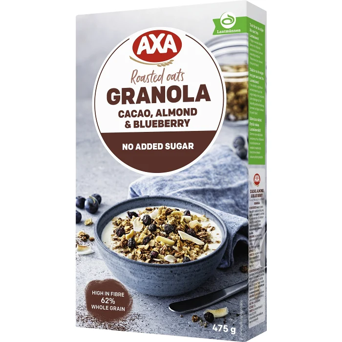 Granola Cacao & Almond 475g Axa