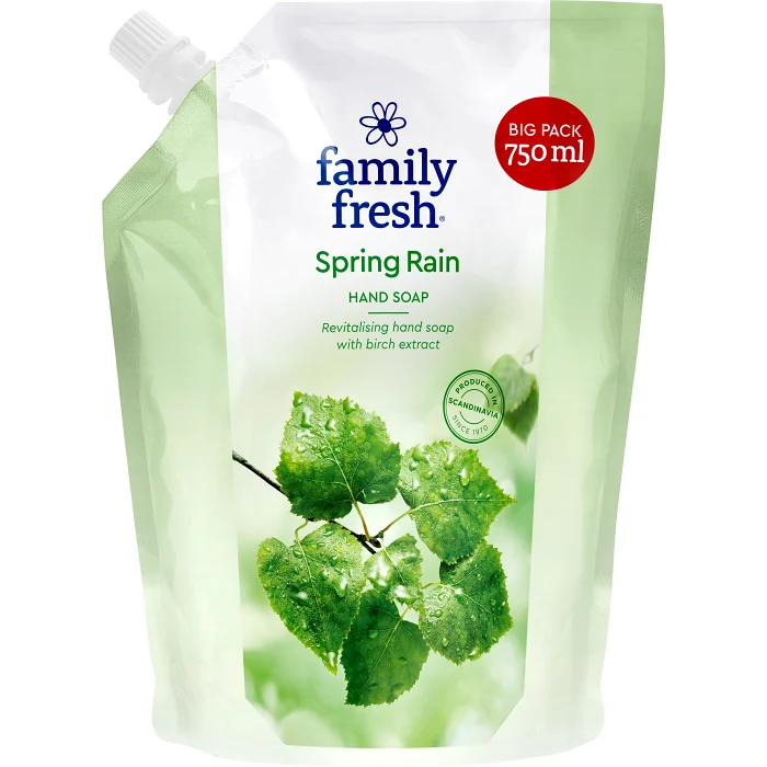Handtvål Spring rain Refill 750ml Family Fresh