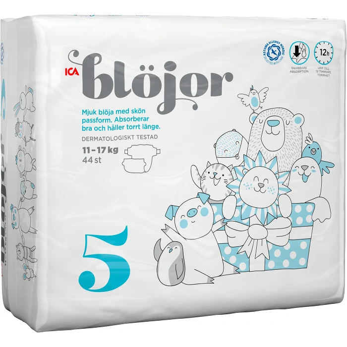 Blöjor Strl 5 11-17kg 44-p ICA