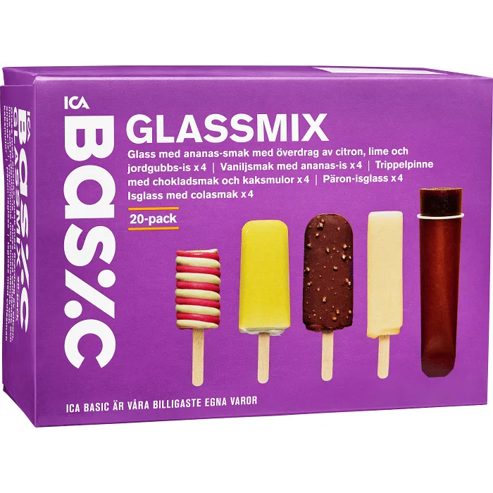 Glassmix Lila 20-p ICA Basic