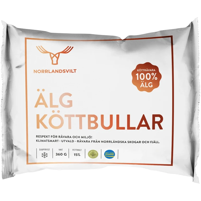 Älgköttbullar 360g Norrlandsvilt