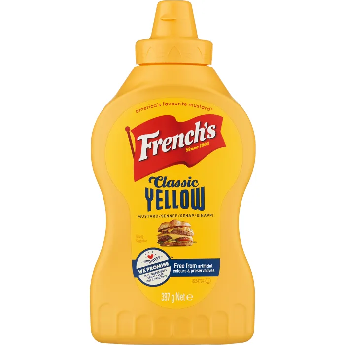 Senap Classic yellow 397g Frenchs
