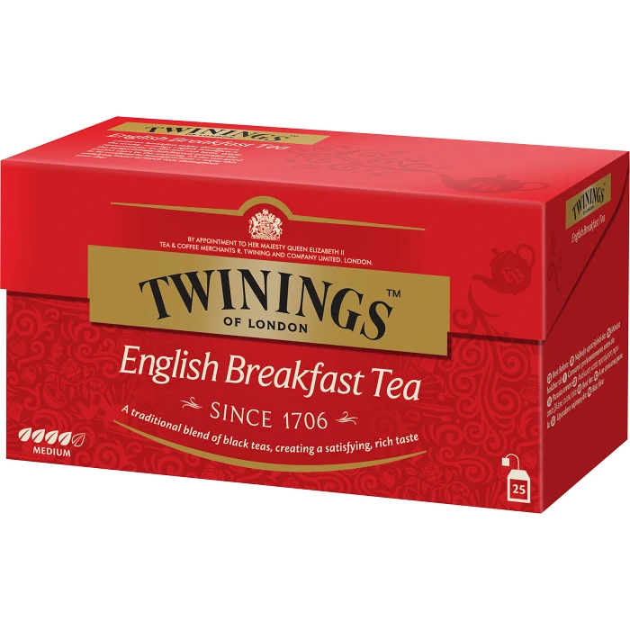 English breakfast te 25-p Twinings
