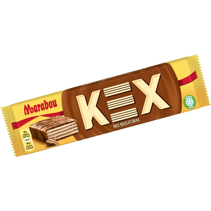Choklad Kex med nougatsmak 50g Marabou