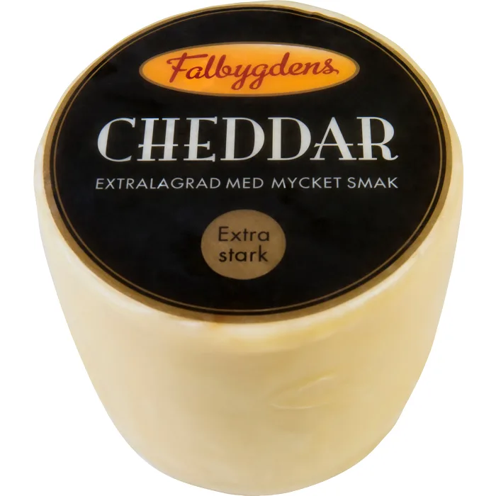 Cheddar extra stark 31% ca 4,4kg Falbygdens ost