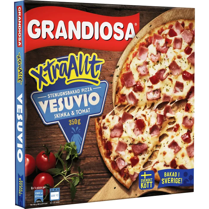 Extra allt Vesuvio Fryst 350g Grandiosa