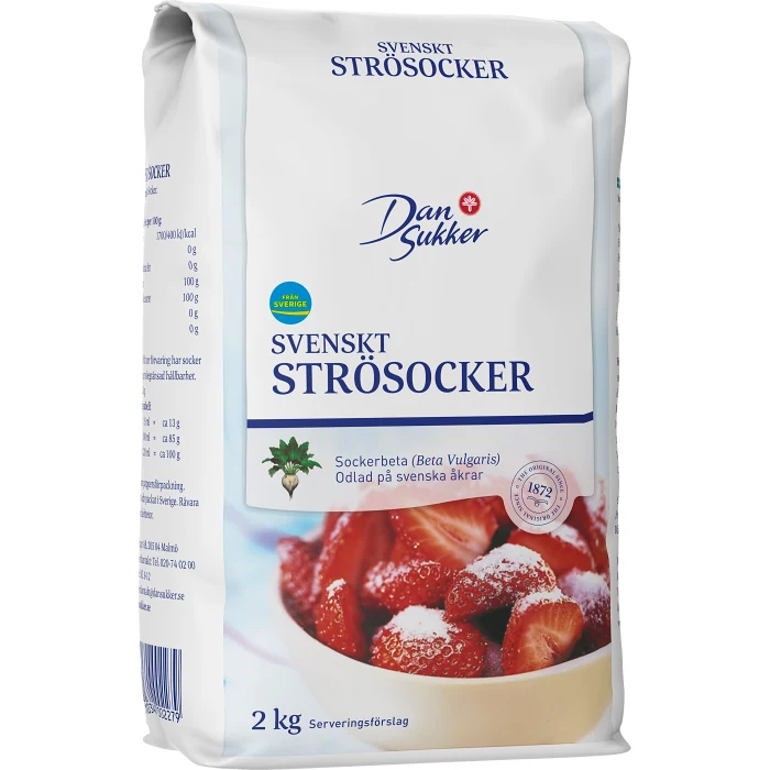 Strösocker 2kg Dansukker Handla mat online från din lokala ICAbutik