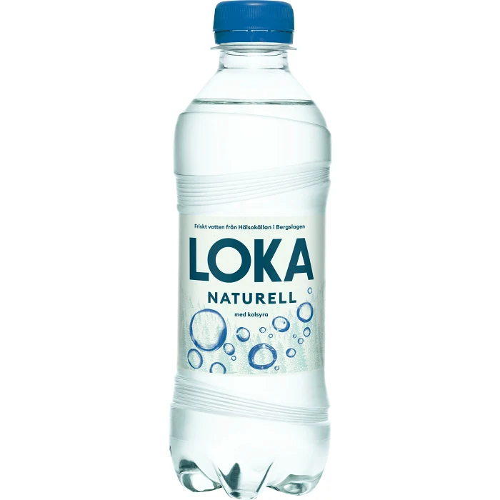 Vatten Kolsyrad Naturell 33cl Flaska Loka