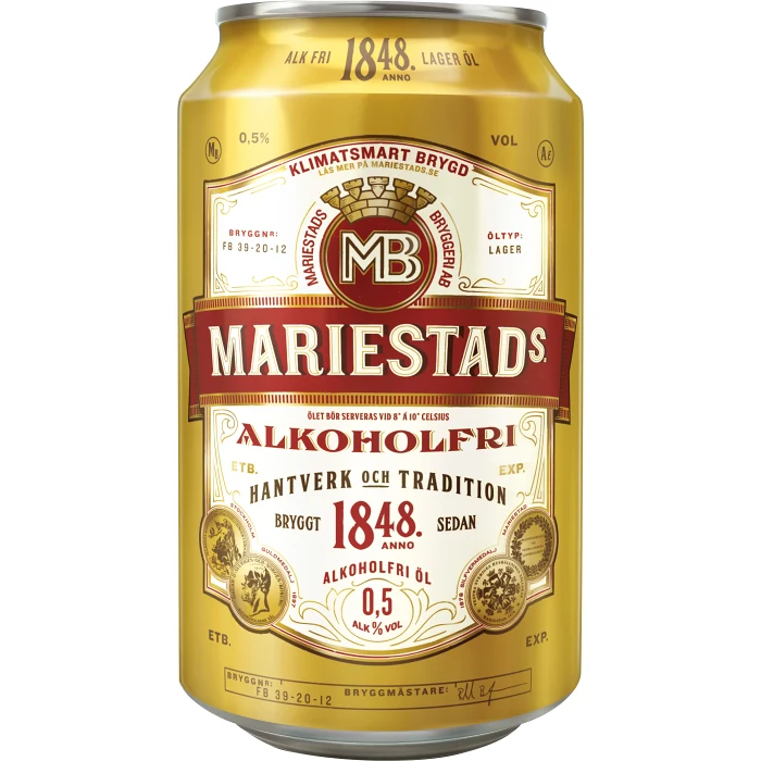 Öl Alkoholfri 33cl Mariestads