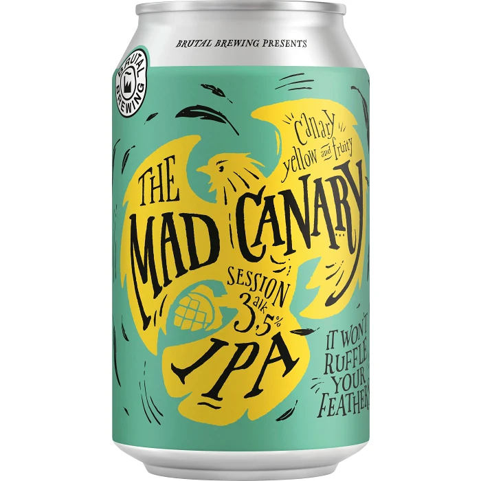 Öl The Mad Canary IPA 3,5% 330ml Brutal Brewing