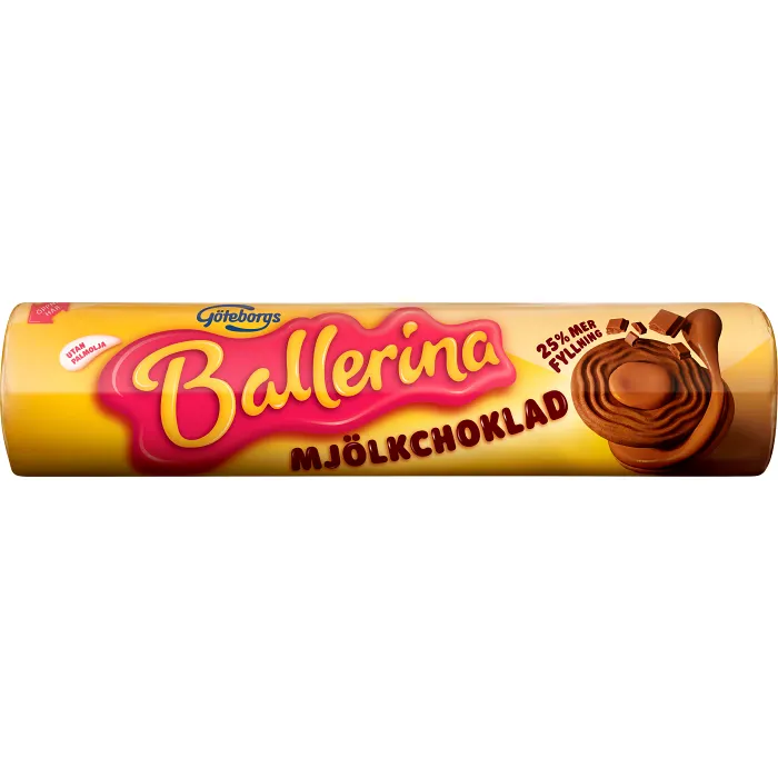 Kakor Mjölkchoklad 205g Ballerina