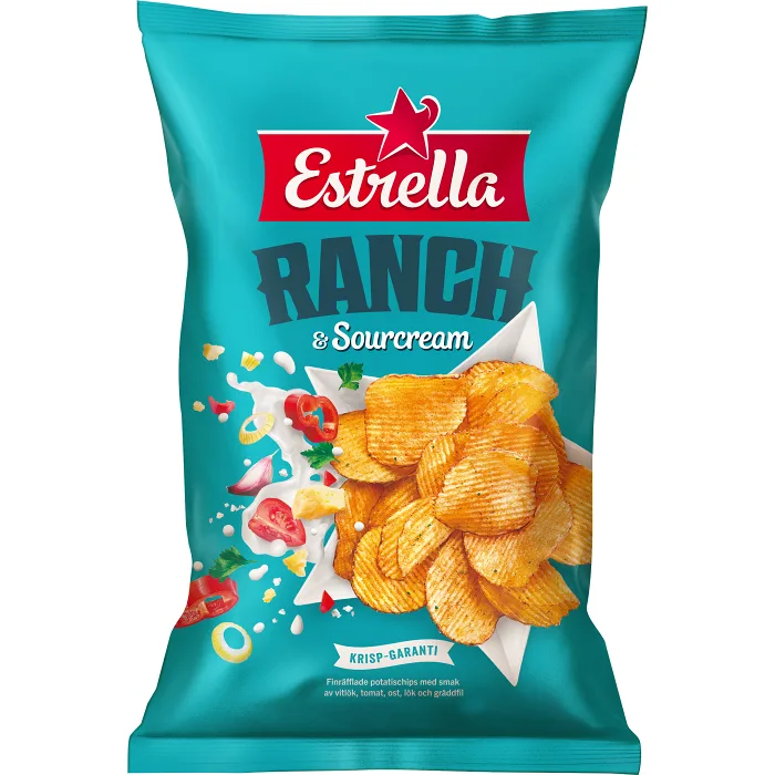 Chips Ranch & Sourcream 275g Estrella