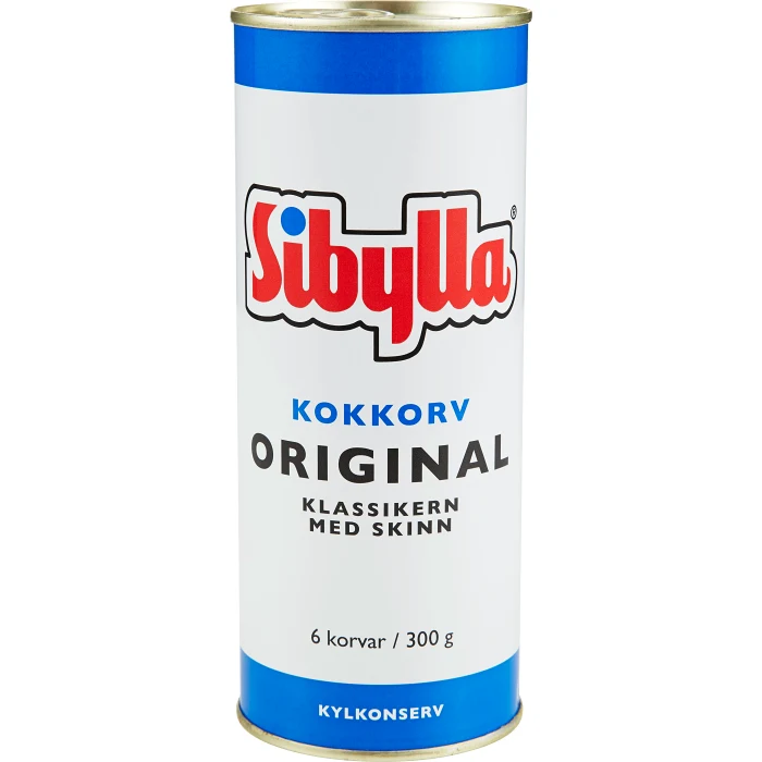 Kokkorv Original med skinn 300g Sibylla
