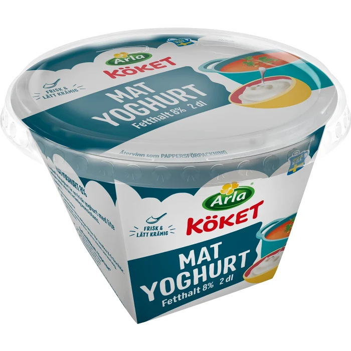 Matyoghurt 8% 2dl Arla Köket