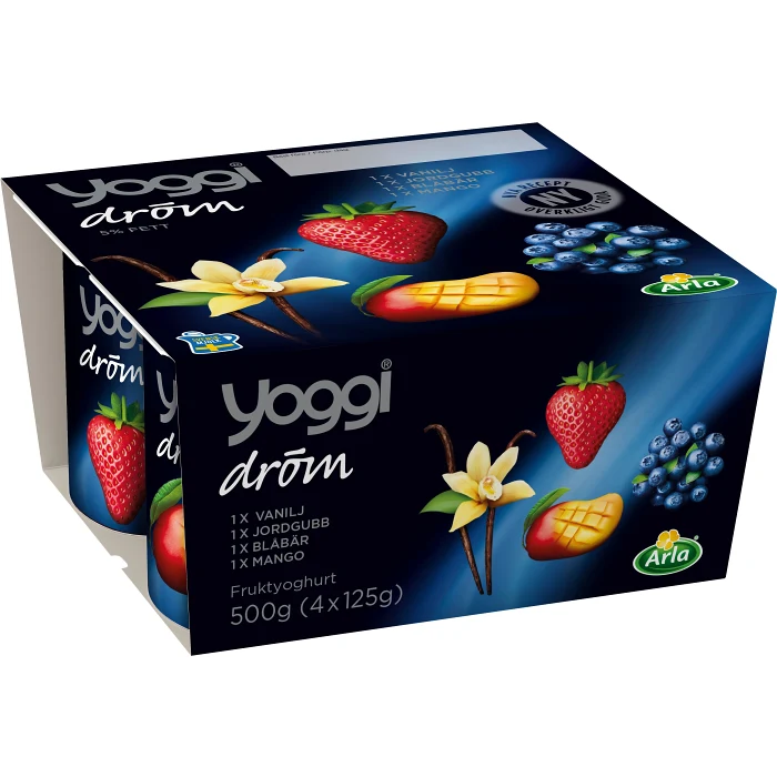 Yoghurt Dröm mix 125g 4-p Yoggi