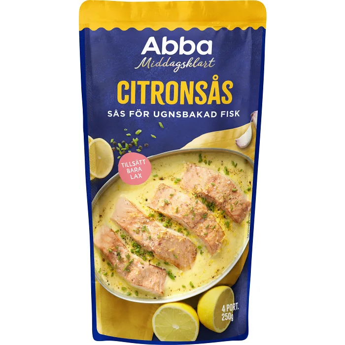 Citronsås för lax 250g Abba