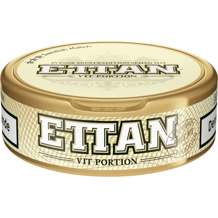 Vit Portionssnus 21,6g Ettan