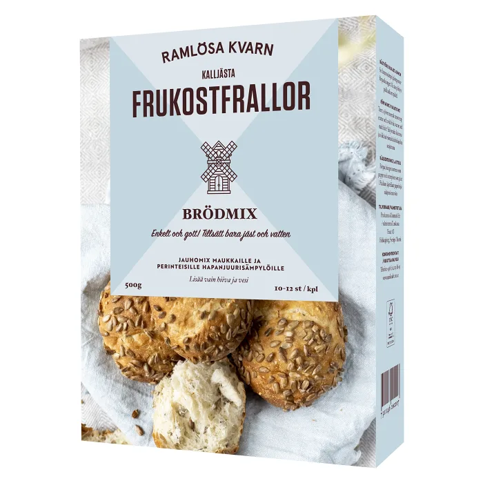 Brödmix Frukostfrallor 10-12st 500g Finax