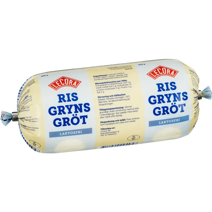 Risgrynsgröt laktosfri 500g Lecora