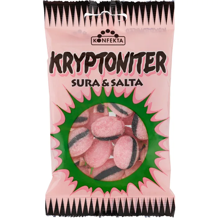 Kryptoniter Sur & salt 60g Konfekta