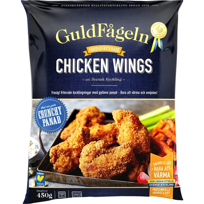 Chickenwings Fryst 450g Guldfågeln