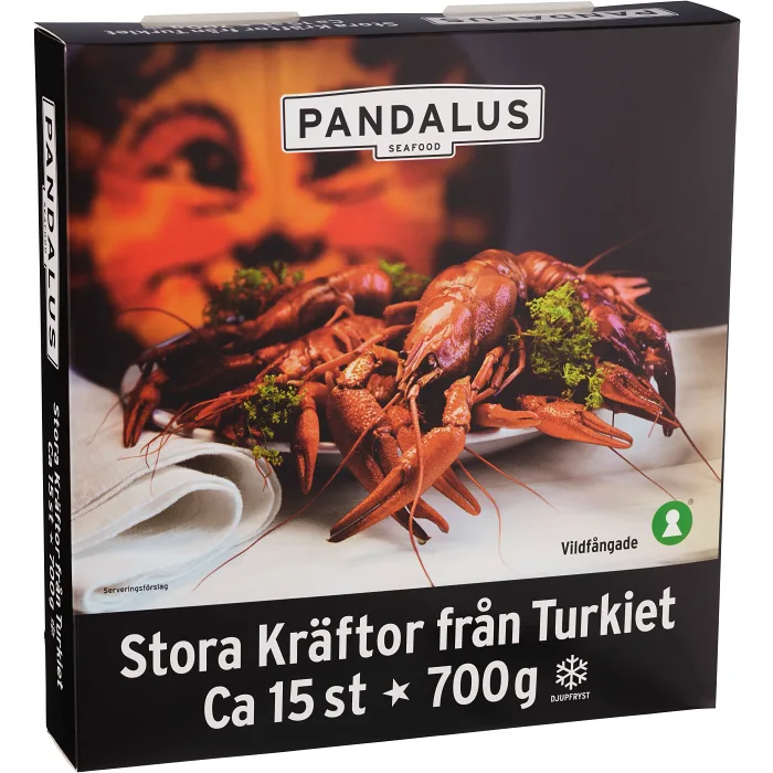 Kräftor 700g 15-p Pandalus