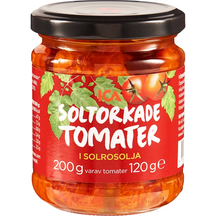 Soltorkade tomater 200g ICA