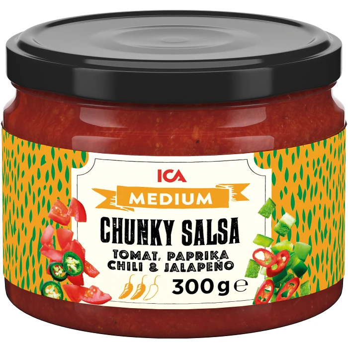 Chunky salsa Medium 300g ICA