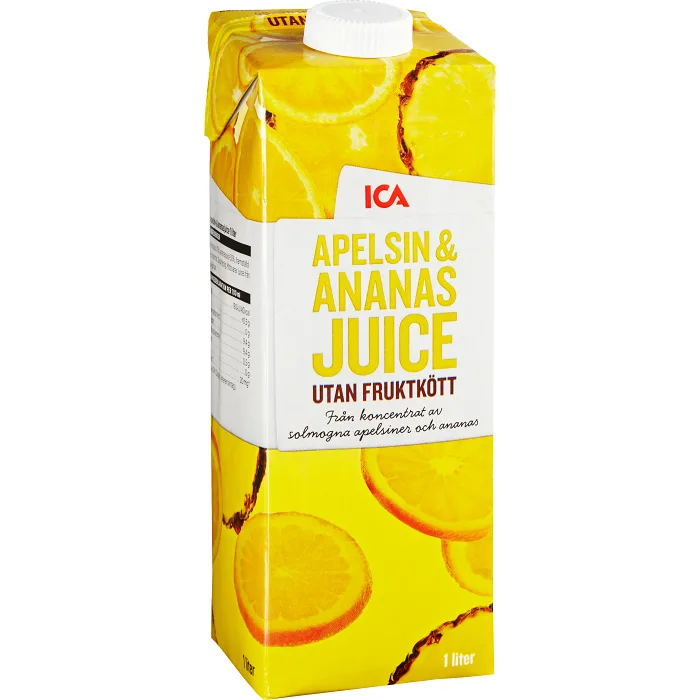 Apelsin & ananasjuice 1l ICA