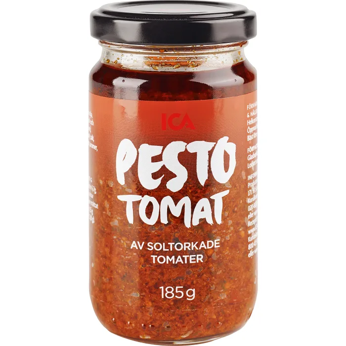 Pesto Tomat 185g ICA Handla mat online från din lokala ICAbutik
