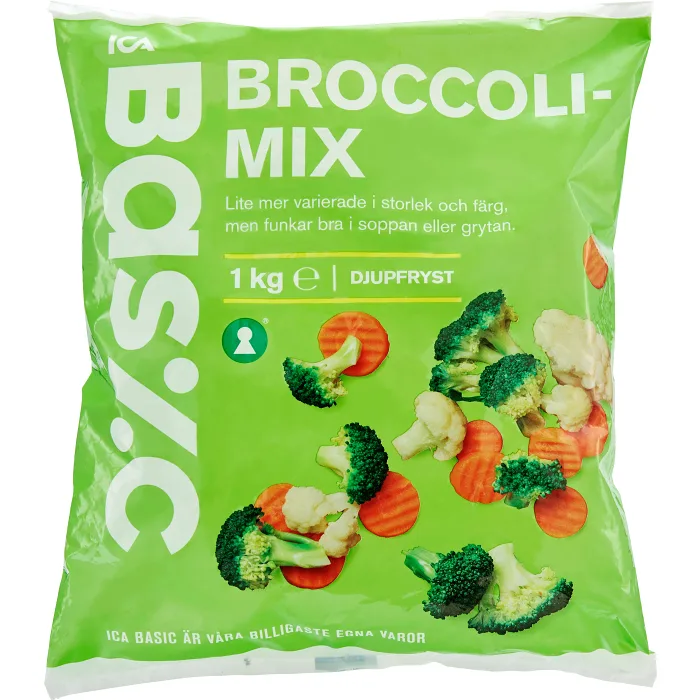 Broccolimix Fryst 1kg ICA Basic