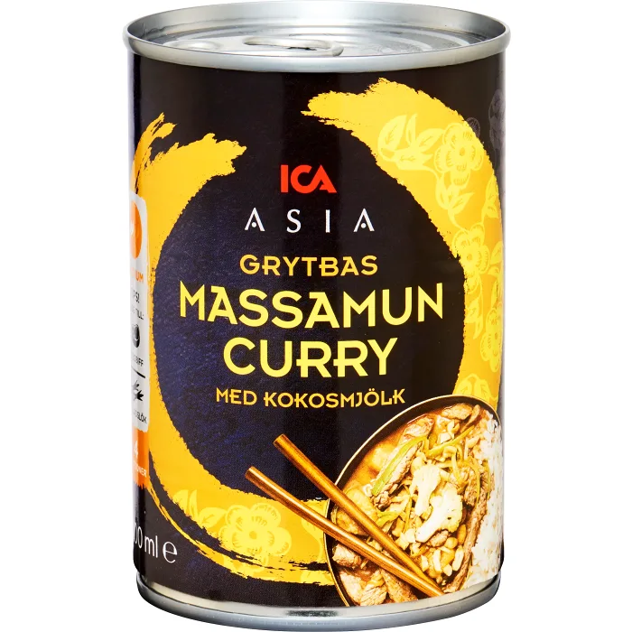 Massamun curry Grytbas 400ml ICA Asia