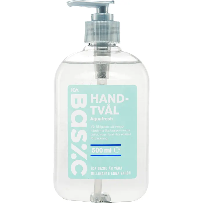 Flytande handtvål Aqua Fresh 500ml ICA Basic