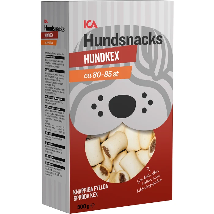 Hundgodis Kex 500g ICA | Handla mat online från din lokala ICA-butik