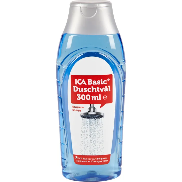 Duschtvål 300ml ICA Basic