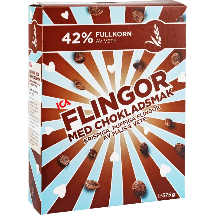 Flingor med Chokladsmak 375g ICA