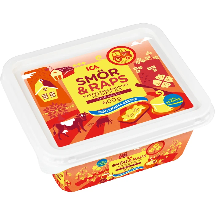 Smör & Raps extra saltat 600g ICA