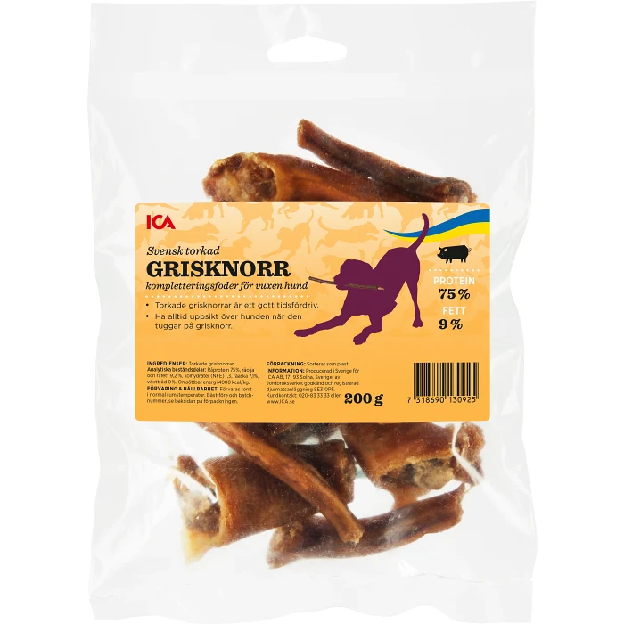 Torkad grisknorr 200g ICA