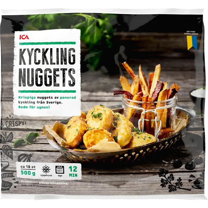 Kycklingnuggets Fryst 500g ICA